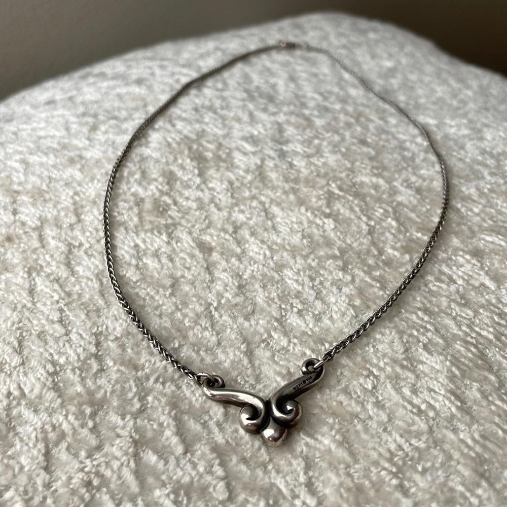 James Avery retired scroll necklace